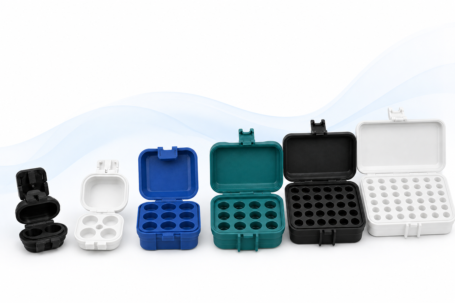 CoreVault storage case sizes for standard 3ml vials