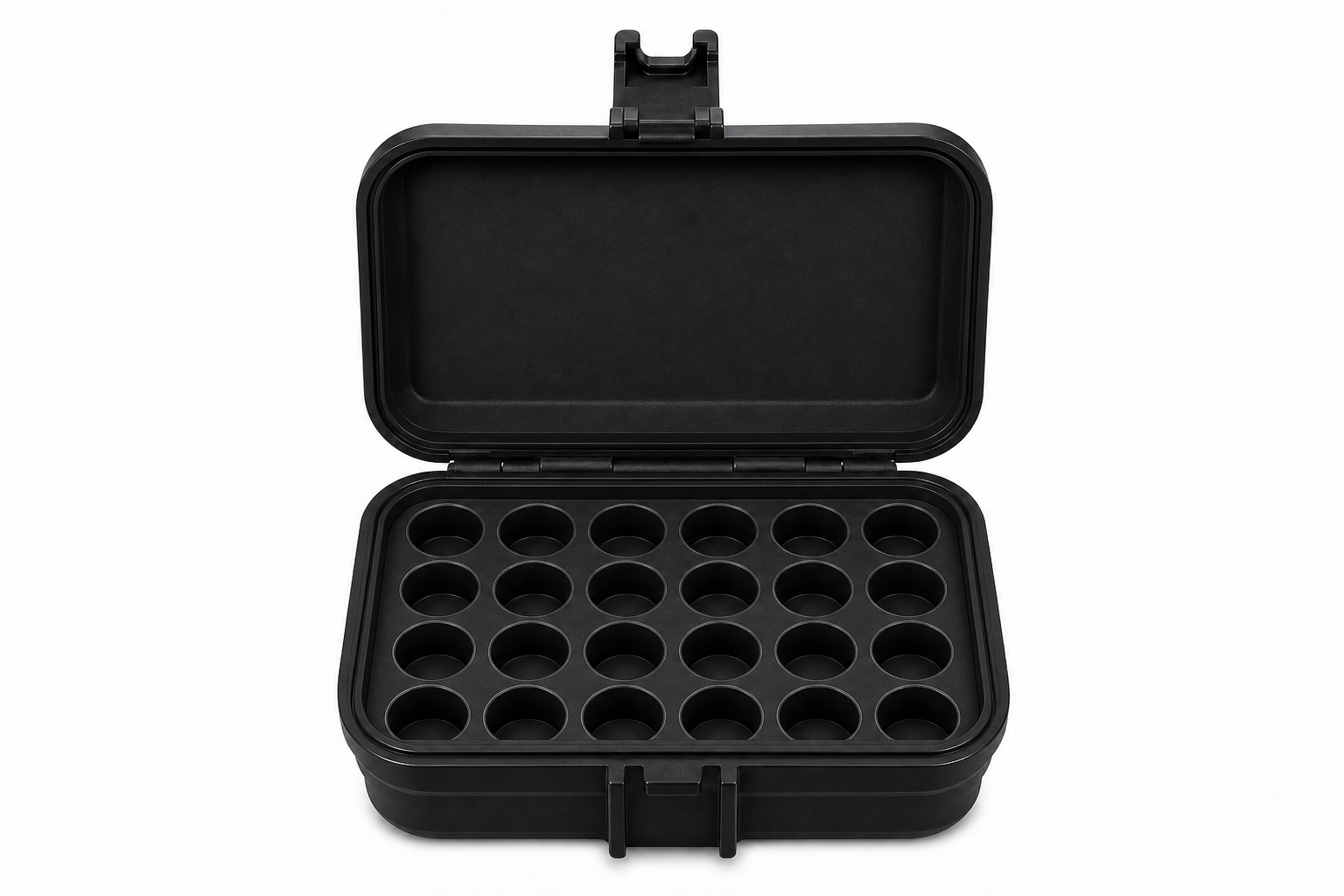 CoreVault 24 Vial Storage Case Black lab vial storage accessory